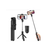 3'ü 1 Arada Bluetooth Selfie Çubuğu, 360° Uyumluluk, Kompakt ve Pratik
