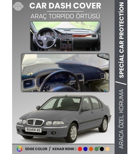 ROVER 45 (1999-2005) Torpido Örtüsü Ön Panel Halı Koruma Tam Uyum UV Koruma Hızlı Montaj