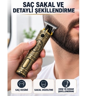 Saç Sakal Ense Düzeltme Makinesi 300 Dakika Çalışma Süreli Şarj Edilebilir