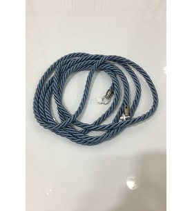 Kruvaze Perde Tül Fon Toplama Aparatı Halat Kordon Braçol 300cm Metal Uçlu 1 Adet demirkordon
