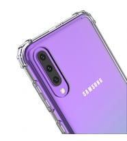 Blogy Galaxy A30s ile Uyumlu Crystal Fit Kılıf Crystal Clear