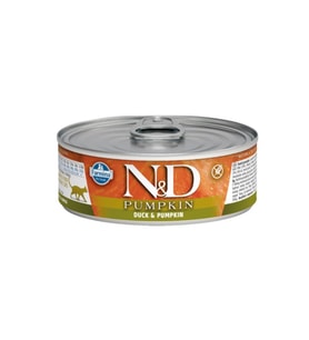 N&D 1 Adet Pumpkin Tahılsız Ördek&Balkabağı 70gr Yaş Kedi Konservesi 1 Adet