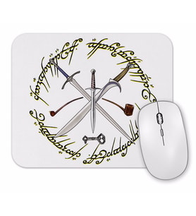 Glamdring Orcrist And Sting The Hobbit Mouse Pad