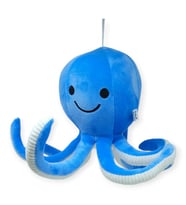 Peluş Sevimli Ahtapot 30 cm - Mavi