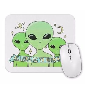 Allergic To Humans Mouse Pad
