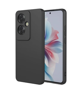 Oppo Reno 11F Kılıf First Silikon - Siyah