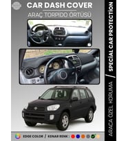TOYOTA RAV4 (2000-2005) Torpido Örtüsü Ön Panel Torpido Koruma Tam Uyum Kolay Montaj