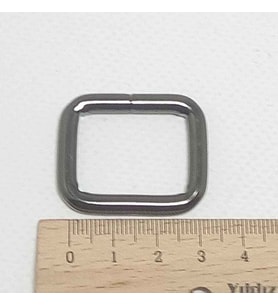Angel Çanta Aksesuar Füme Renk 2X3 Cm Dikdörtgen  Halka