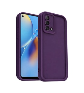 Oppo A74 4g Kılıf Viera Silikon - Mürdüm