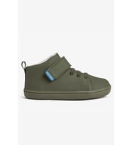 Hopfrög Smart Walker High Top Süper Mat Haki Barefoot Çocuk Bot