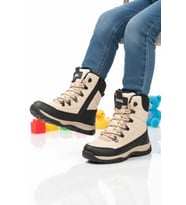 Cool Bej Polarlı Kaymaz Taban Soğuğa Dirençli Unisex Çocuk Bot Felix F