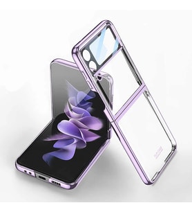 Galaxy Z Flip 4 Kılıf Zore Kıpta Lensli Kapak