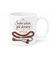 Tespih Koleksiyoncusuna Ağır Abi Sabır Çeken Geleneksel Kupa Bardak Hediye