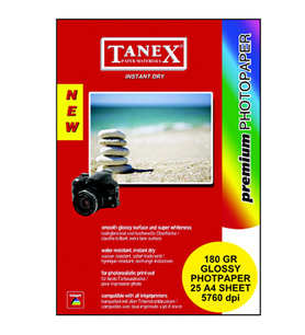 Tanex Fotoğraf Kağıdı 25 Lİ YP A4 180 GR
