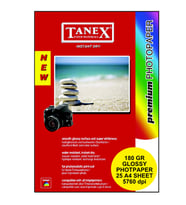 Tanex Fotoğraf Kağıdı 25 Lİ YP A4 180 GR