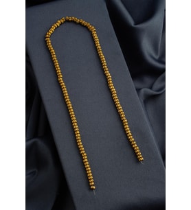 Hematit Doğal Taş Parlak Gold Rondela Kesim 5x3mm Dizi [AA]