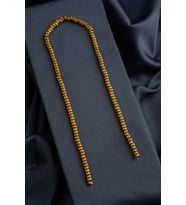 Hematit Doğal Taş Parlak Gold Rondela Kesim 5x3mm Dizi [AA]