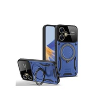 Realme C55 Kılıf Joy Lens Standlı Kapak - Lacivert