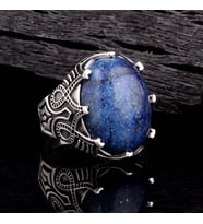 Gümüş Yüzük 925 Ayar Lapis Taşlı