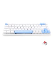 SPELT Skylion K68 68 Tuşlu Aydınlatmalı Drinkey Red Kırmızı Switch Mekanik Kompakt 65% Klavye Beyaz