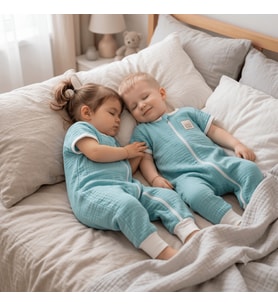 Sarebaby SleepCore™ AirFlex 0.5 TOG Müslin Bebek Uyku Tulumu
