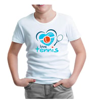 Tenis - Beat Beyaz Çocuk Tshirt