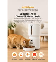 Smartpaw Fresh Feeder Pro Kameralı Akıllı Otomatik Mama Kabı (Distribütör Garantili)