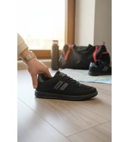 Enoch Erkek Fileli Günlük Spor Ayakkabı Şeritli Sneaker Klasik Kort Modeli
