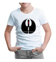 Girl inside the Swan or Vice Versa Beyaz Çocuk Tshirt