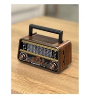 Helsınkı  Machıne HS-1955 Usb/Bt/Fm Süper Ses Kaliteli Nostaljik Radyo