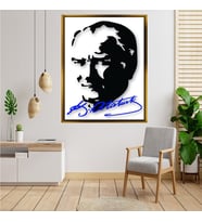 ÇERÇEVELİ ATATÜRK TABLO S462