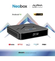 Dreamstar Neobox Alpha 4K UHD Tv Box 2 GB Ram 16 GB Hafıza Android 14 Dört Çekirdekli Işlemci