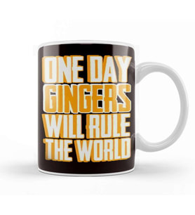 Gingers Will Rule World Redhead Red Orange Haired Kupa Bardak Porselen
