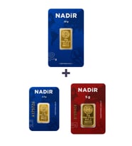 Nadir Gold 24 Ayar 17,5 Gram Altın (1 Ad 10 Gram Altın + 1 Ad 5 Gram Altın + 1 Ad 2,5 Gram Altın )