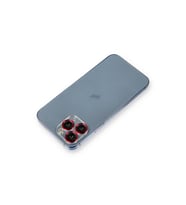 Apple iPhone 11 Pro Metal Kamera Lens Koruma Cam - Kırmızı