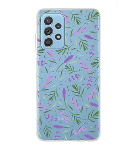 PrintiFy Samsung Galaxy A52 5G ile Uyumlu 1mm Slim Fit Water Color 3 Baskılı Şeffaf  Kılıf