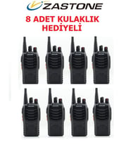 ZASTONE Zt-v68 Pmr El Telsizi 8 Adet + Kulaklık