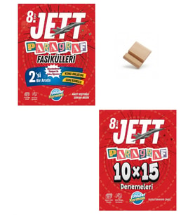 Ünlüler Karması LGS 2027 Jett Paragraf Fasikülleri ve Branş Denemesi 2li Set + Telefon Standı