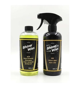 Shine Wax Seramik Şampuan & Hızlı Cila 500 ml 2'li Set