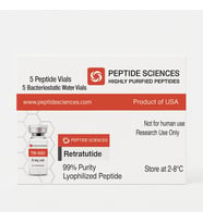 retatrutide peptide sciences Peptide Sciences Retatrutide 6 mg 99% Saflık 5 Flakon
