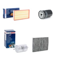 Bosch Filtre Bakım Seti Skoda Octavia 1.8 Benzinli 1999-2004 1U2 Hava + Yağ F + Yakıt F. + Polen Sardes