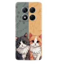 Xiaomi Poco X7 Kılıf Boutique Baskılı Resimli İkiz Kediler Pcode -086