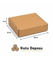 20x20x5 cm E-Ticaret ve Kargo Kutusu (100 ADET)