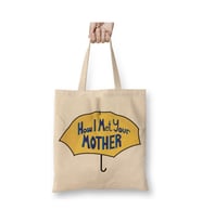 How I Met Your Mother 002 Beyaz Bez Çanta Uzun Saplı Alışveriş Çantası Plaj Çantası