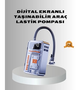 Şarjlı Kablosuz Hava Pompası – 150 Psı Basınç, Led Ekran Ve 6000mah Batarya