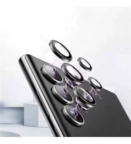 Samsung Galaxy S22 Ultra Kamera Lens Koruyucu Lens Lens Koruyucu SM (Siyah)
