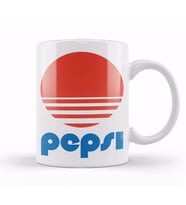Pepsi Logo Kupa Bardak Porselen