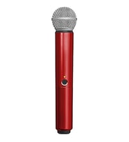 Shure Wa713-Red Renkli Kulp Sadece Blx2/Sm58 Ve Blx2/Beta58A Kablosuz Vericiler Için (Kırmızı) (Çok Renkli)