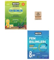 Okyanus LGS 8. Sınıf Master Fen Bilimleri Soru Bankası ve Son Tekrar + Telefon Standı