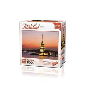 Ks Games Puzzle 1000 Parça Kız Kulesi ve Gün Batımı 20729